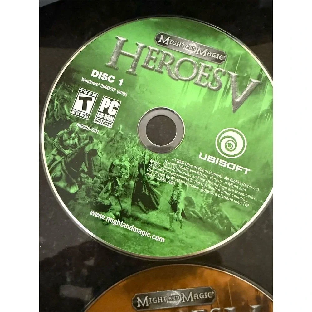 Might and Magic Heroes V PC Game Complete 4 Disc Set‎ with Manual